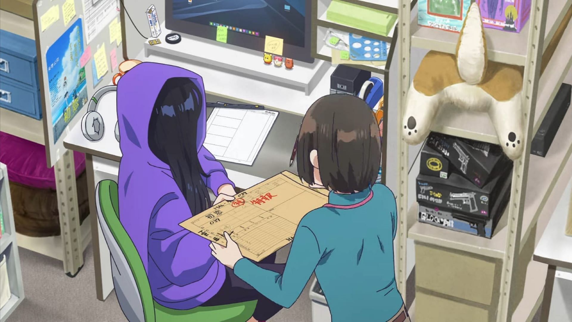 Natsuko and her assistant, as seen in the trailer (Image via MAPPA)