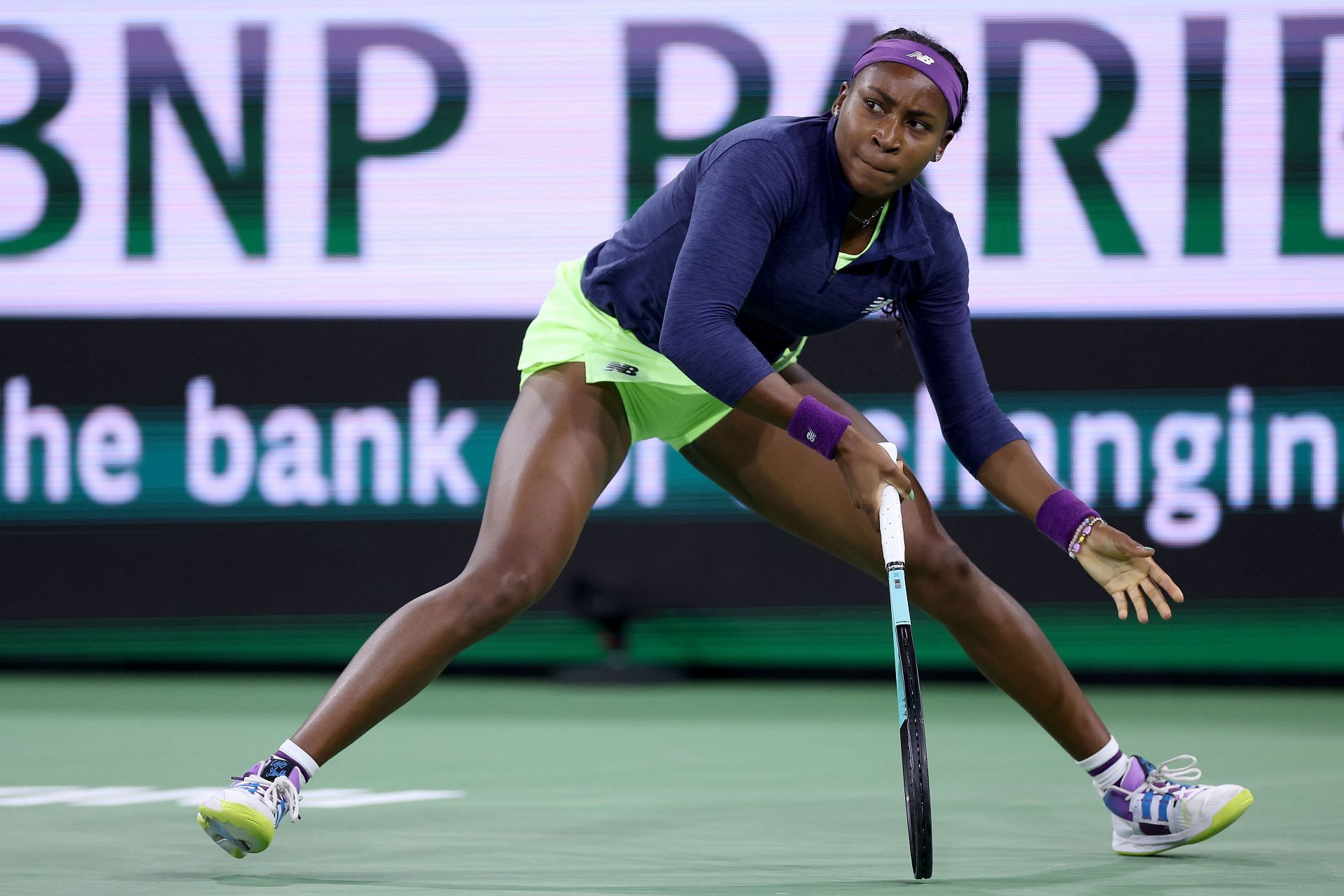 Coco Gauff at the BNP Paribas Open 2024