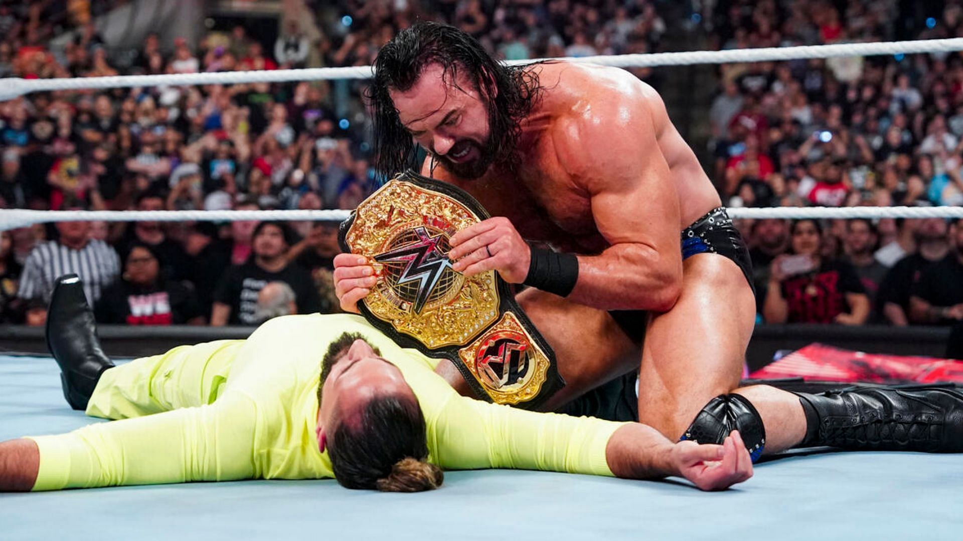 Drew McIntyre is also feuding with Seth Rollins