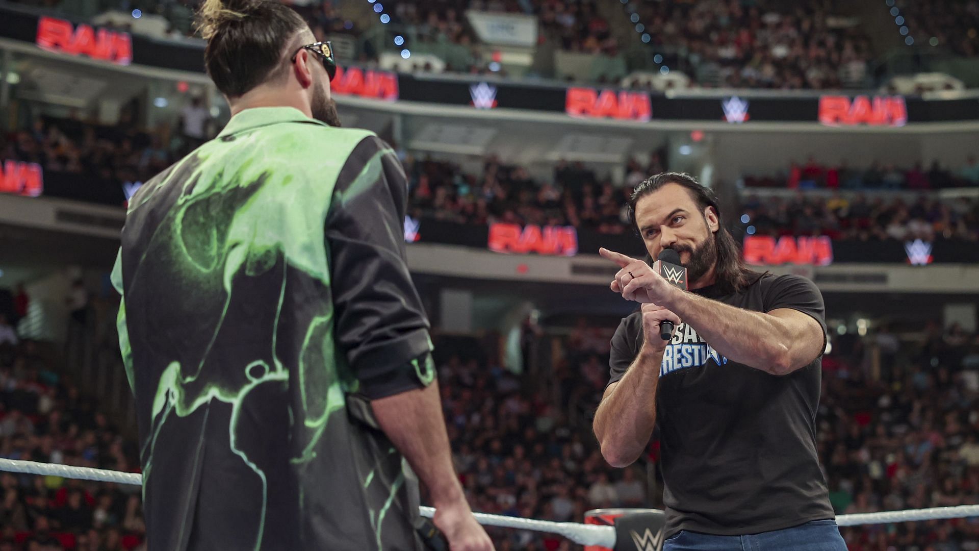 Seth Rollins and Drew McIntyre trade words on WWE RAW