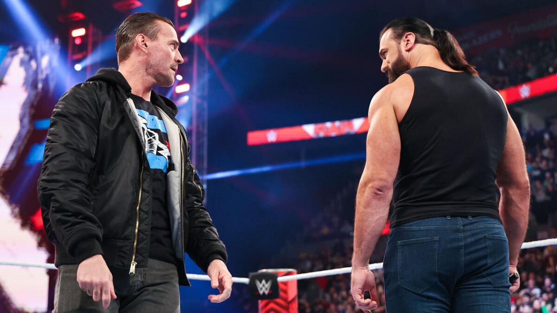CM Punk and Drew McIntyre came face-to-face on RAW in the past