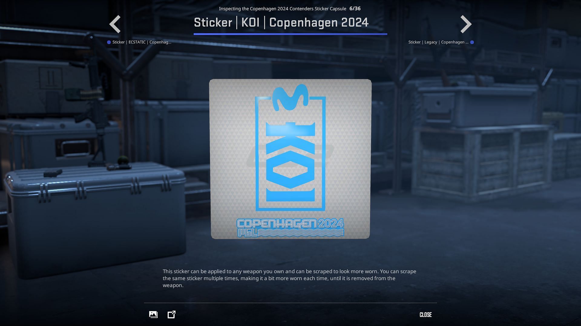 KOI sticker (Image via Valve)
