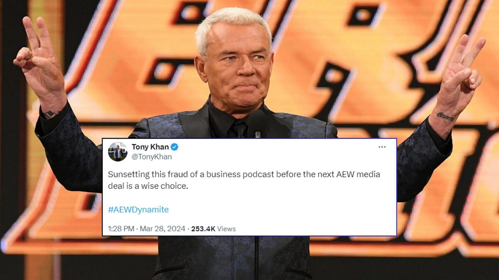 Eric Bischoff claps back at Tony Khan [Image credits: WWE gallery and Tony Khan