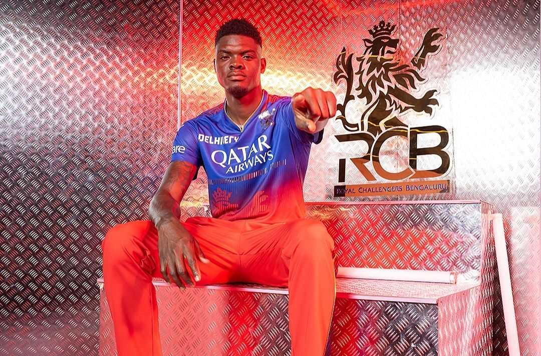 Alzarri Joseph has struggled for form in his first three matches for RCB (Image via Instagram/@royalchallengers.bengaluru)