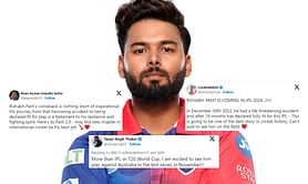 "Welcome back Pant bhai.. have a driver from now"- Fans rejoice as BCCI declare Rishabh Pant fit for IPL 2024