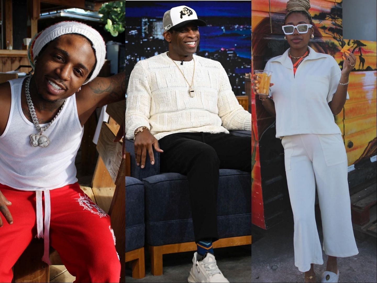 Jacquees, Deion Sanders and Deiondra Sanders