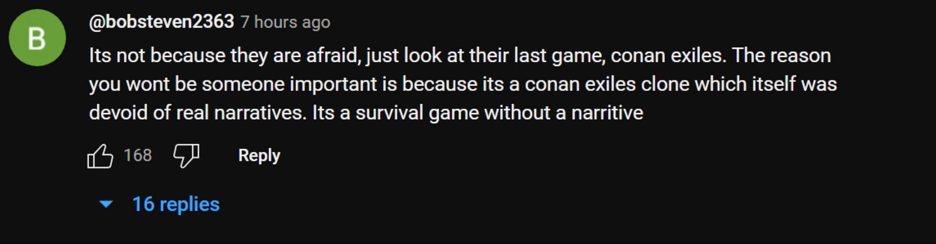 The whole point is to be a survival MMO (Image via YouTube)