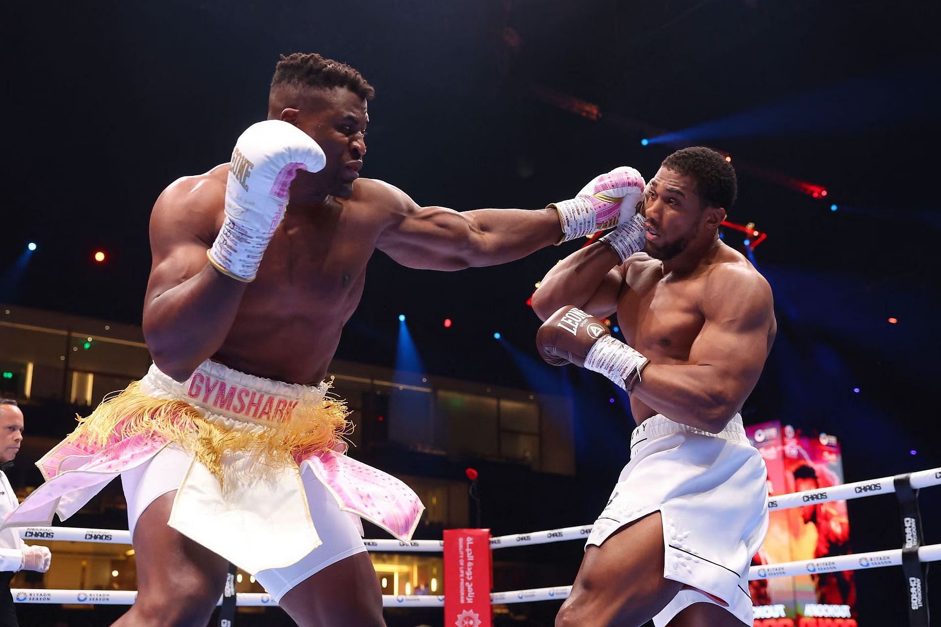 Francis Ngannou vs. Anthony Joshua took place on March 8 [Image via Getty]