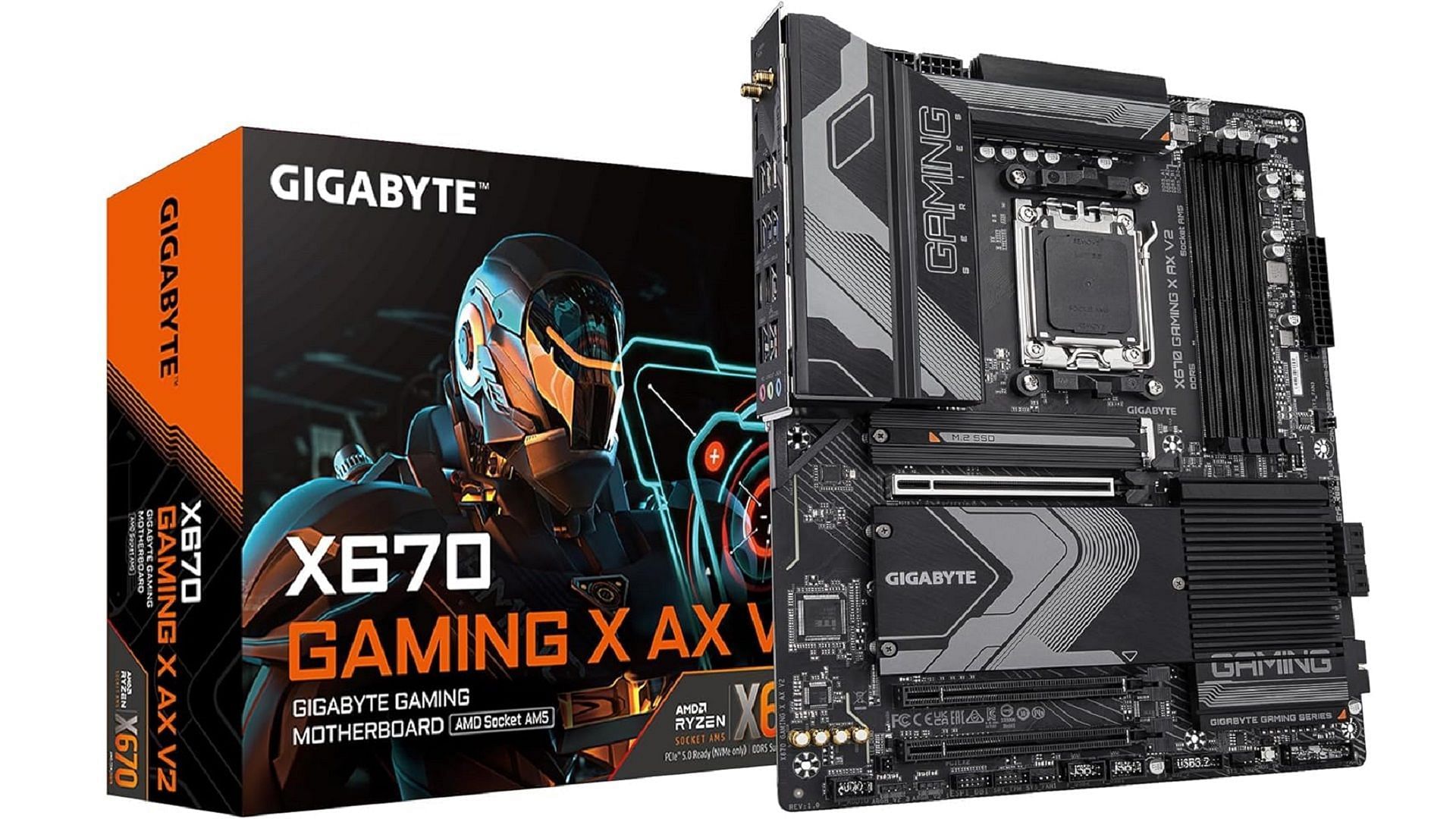 GIGABYTE X670 Gaming X AX V2 Motherboard (Image via Amazon)