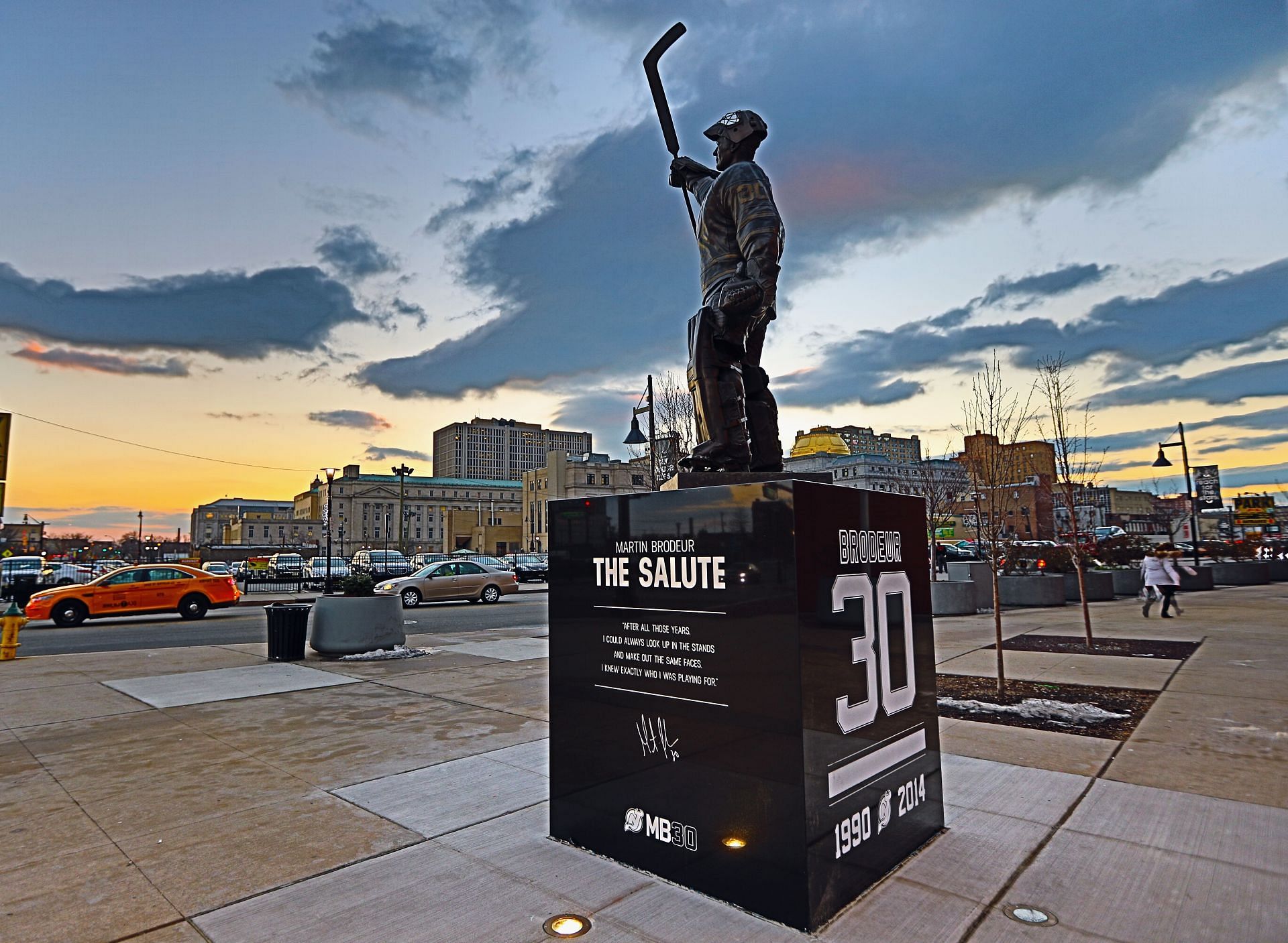 Martin Brodeur&#039;s statue in New Jersey