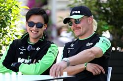 In Pictures: Zhou Guanyu pays ultimate tribute to teammate Valtteri Bottas with a “special” helmet design