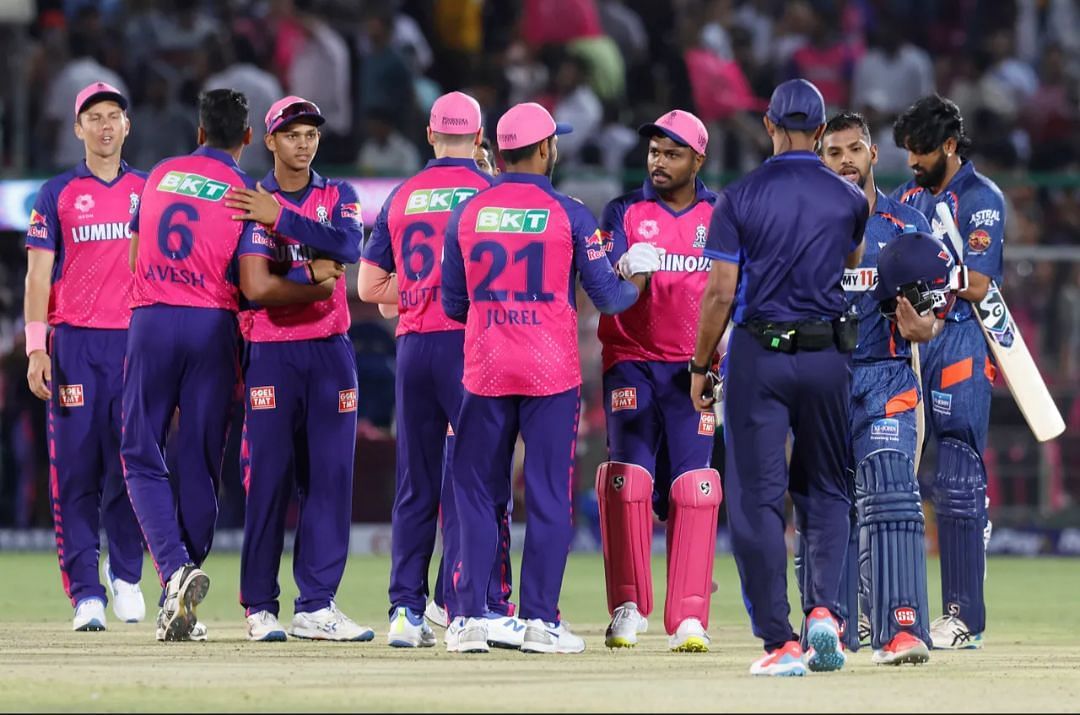 Rajasthan Royals beat Lucknow Super Giants by 20 overs 