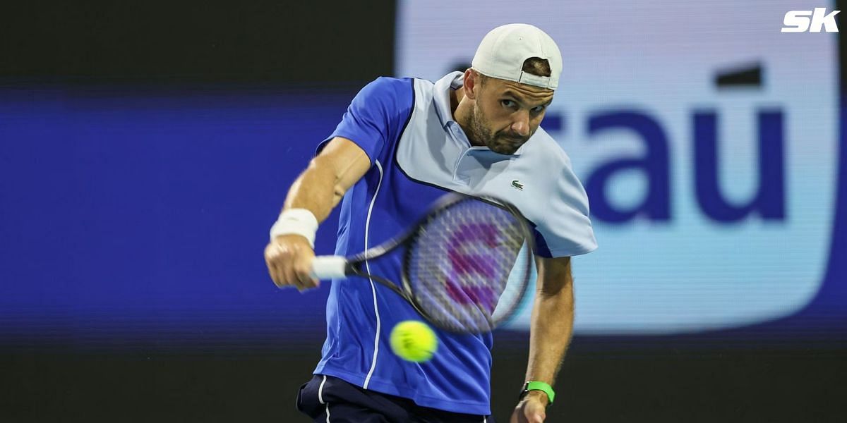 Grigor Dimitrov signals one-handed backhand