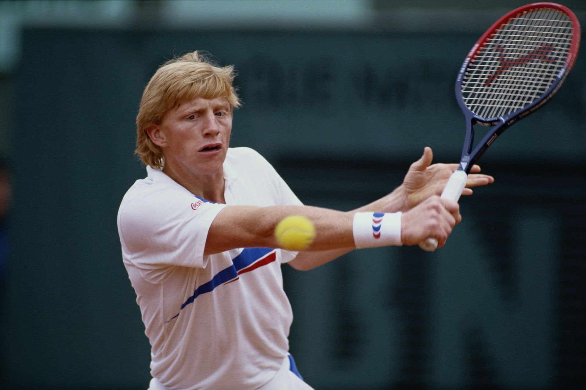 Boris Becker at the 1987 French Open