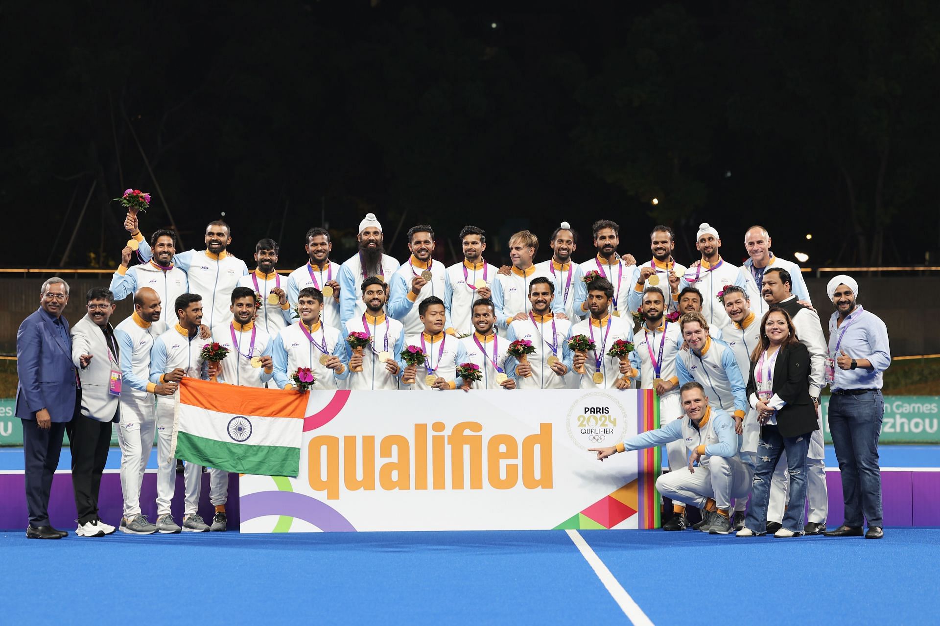 The Indian men&#039;s hockey team won gold at the 19th Asian Games last year