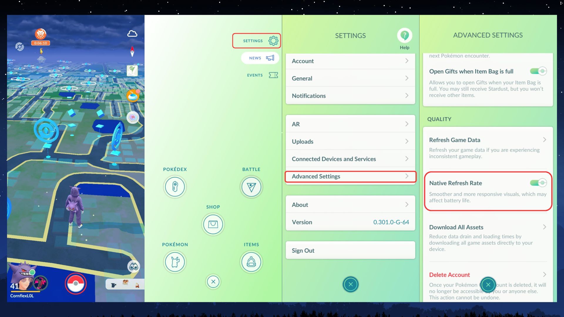 Follow these steps (Image via Niantic)