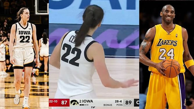WATCH: Caitlin Clark hits Kobe Bryant "chill" gesture after spectacular 3 against Nebraska in OT thriller to clinch third straight Big Ten title