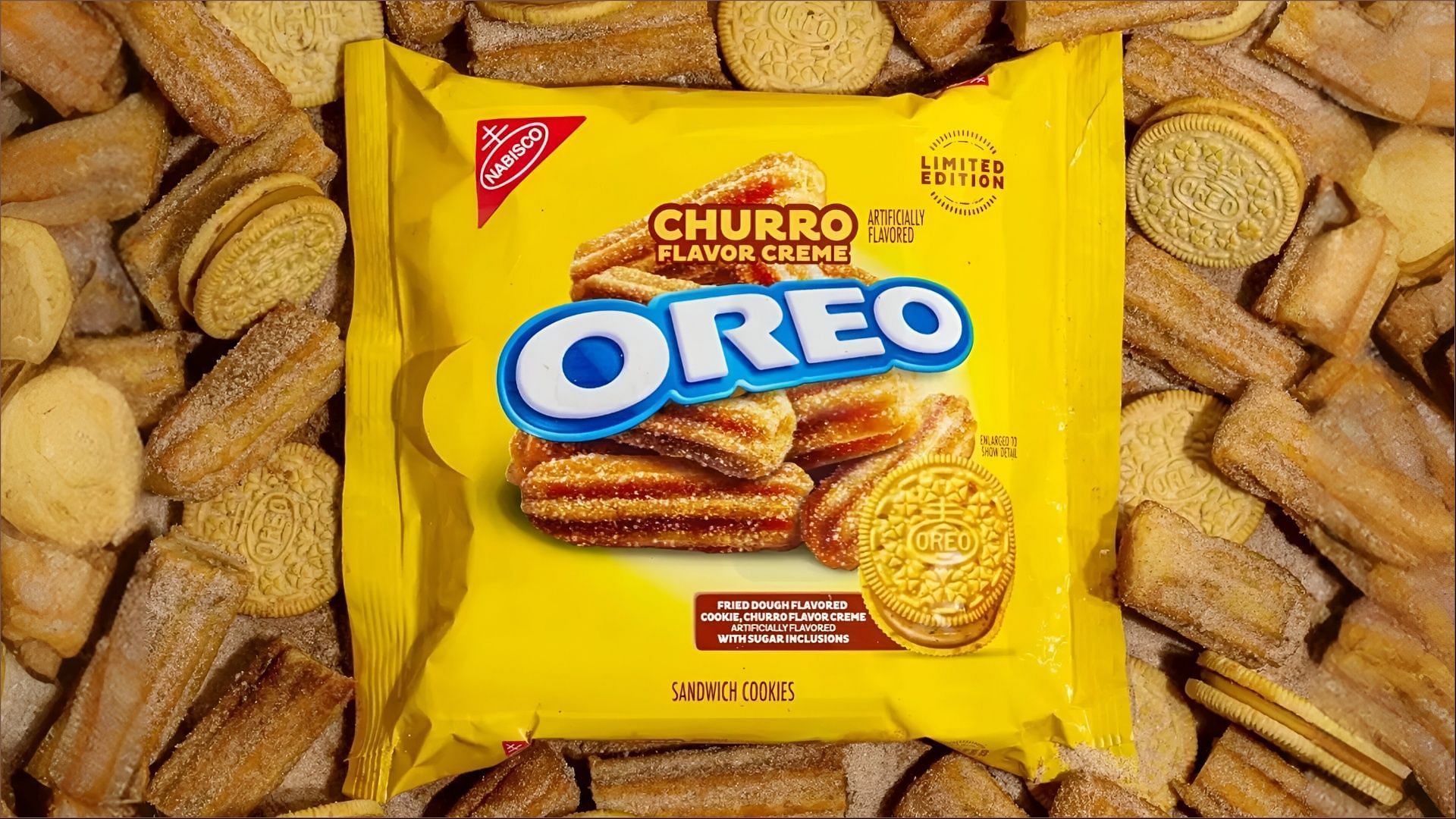 The churro-flavored cookies will be accessible beginning on March 27th (Image via Oreo)