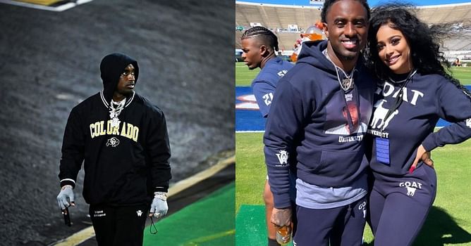 “So proud of you baby”- Deion Sanders Jr.’s GF Brittany Faye has adorable reaction for Coach Prime’s son receiving love from fans