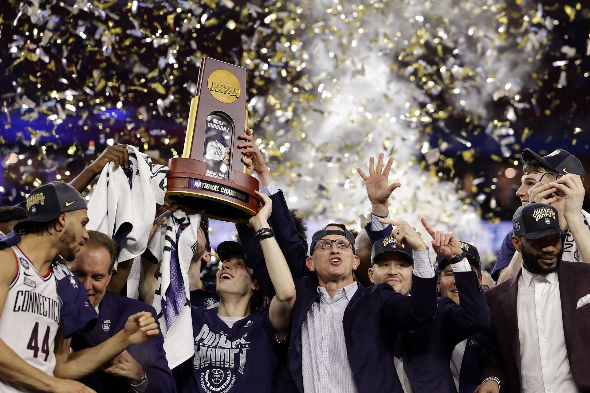 UConn is looking to win back-to-back NCAA titles.