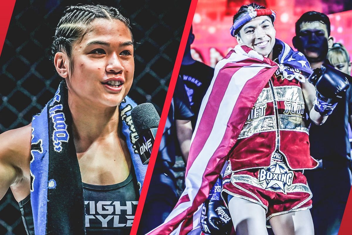 Jackie Buntan (L) and Janet Todd (R) | Photo by ONE Championship