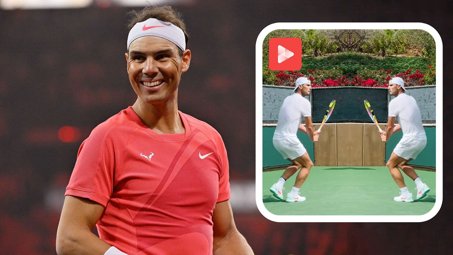 Rafael Nadal begins claycourt training