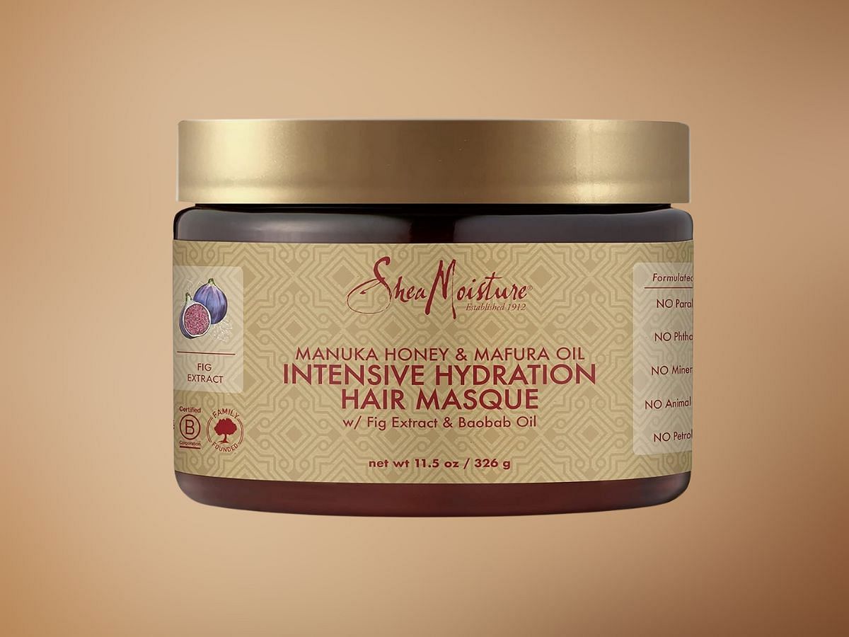 The SheaMoisture Intensive Hydration Hair Manuka Honey &amp; Mafura Oil (Image via Amazon)