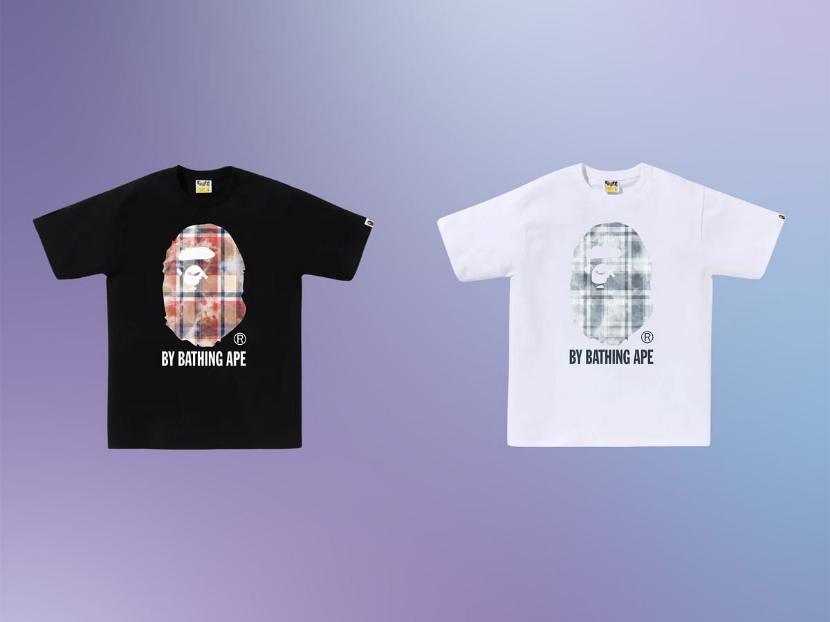 BAPE Bleached Bape Check capsule (Image via BAPE)