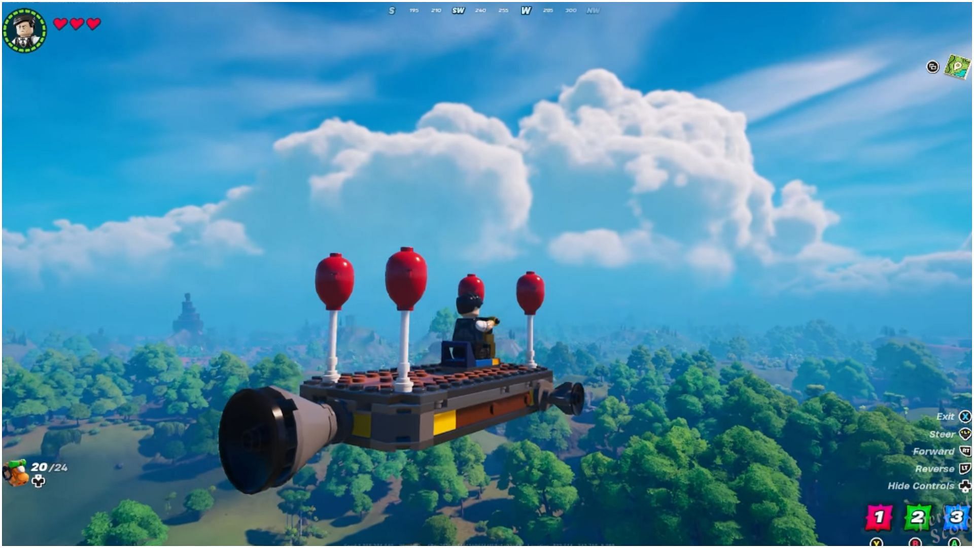 Plane in LEGO Fortnite