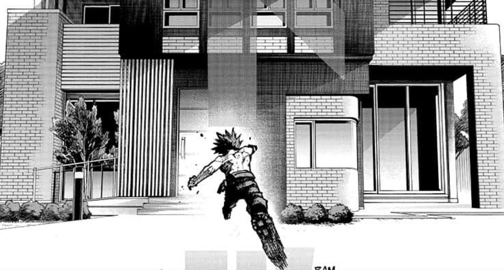 Deku as seen in the My Hero Academia manga (Image via Shueisha)