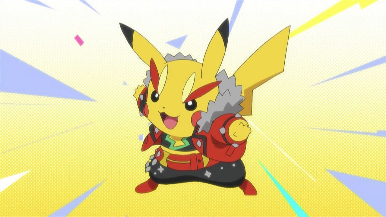 Rock Star Pikachu is another costume for Cosplay Pikachu (Image via Game Freak)