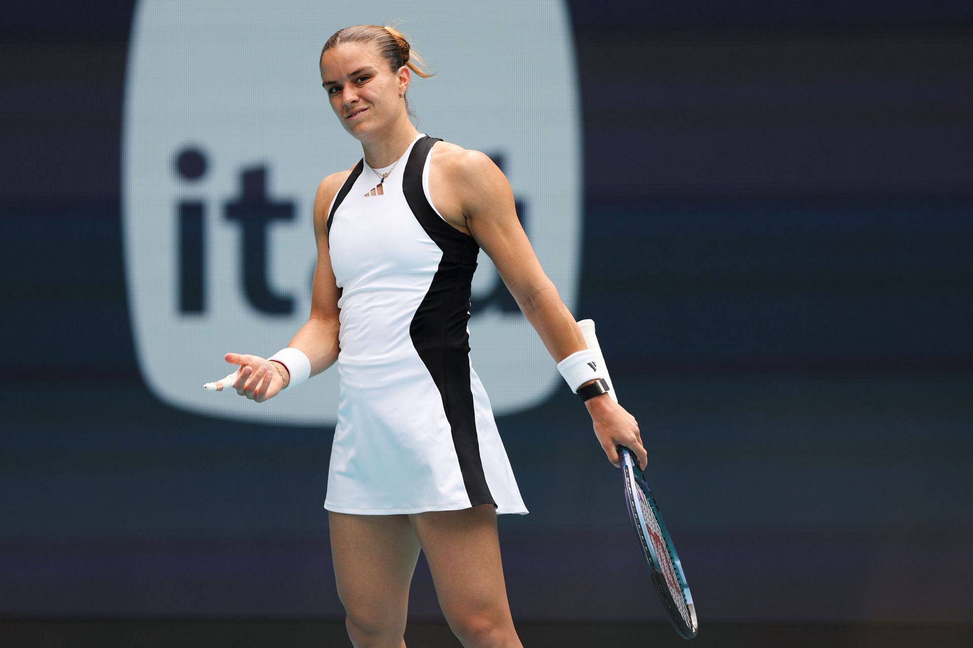 Maria Sakkari at the 2024 Miami Open.