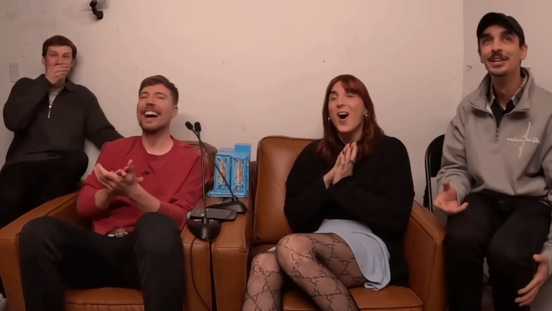 MrBeast uses a lie detector on his friends in the latest video on his second channel (Image via MrBeast 2/YouTube)