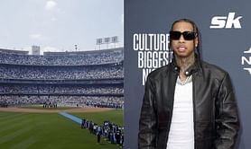 WATCH: Hip-hop star Tyga throws out first pitch at Dodgers-Cardinals game