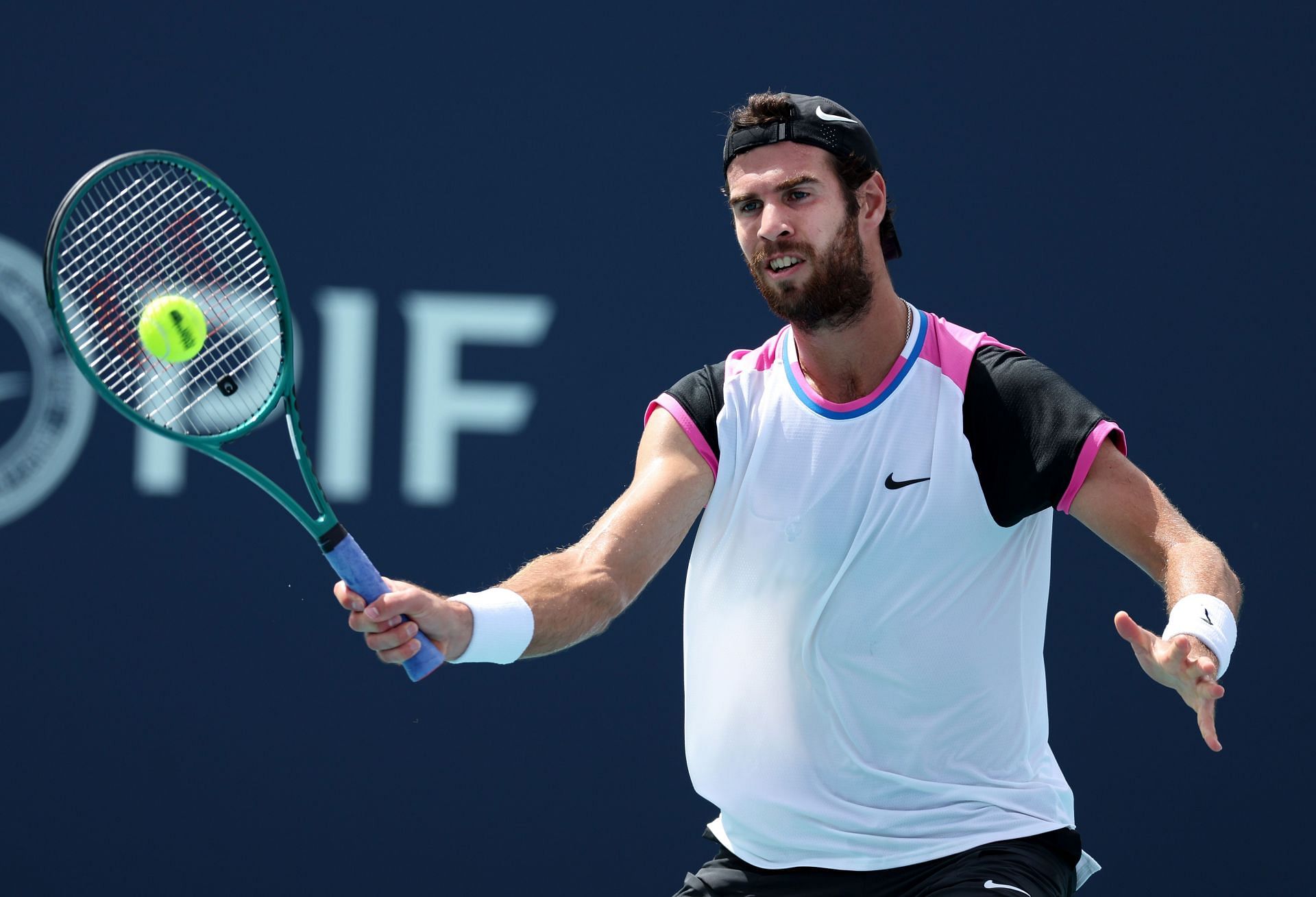 Karen Khachanov at the 2024 Miami Open.