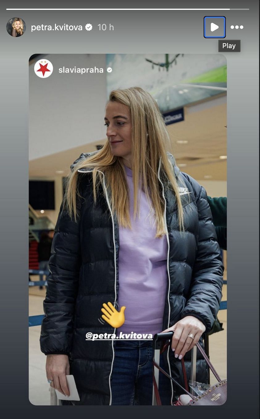 Petra Kvitova on Instagram