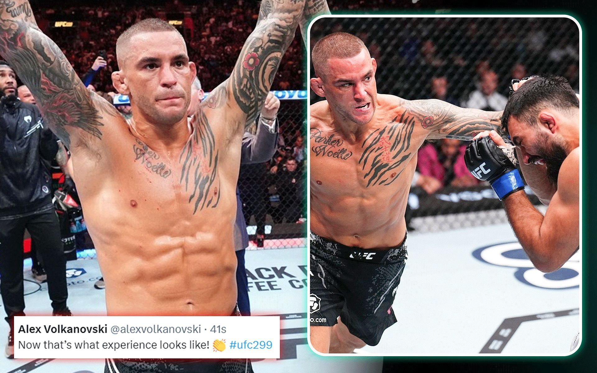 Fellow fighters react to Dustin Poirier