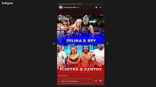 Zelina Vega shared this on her social media.