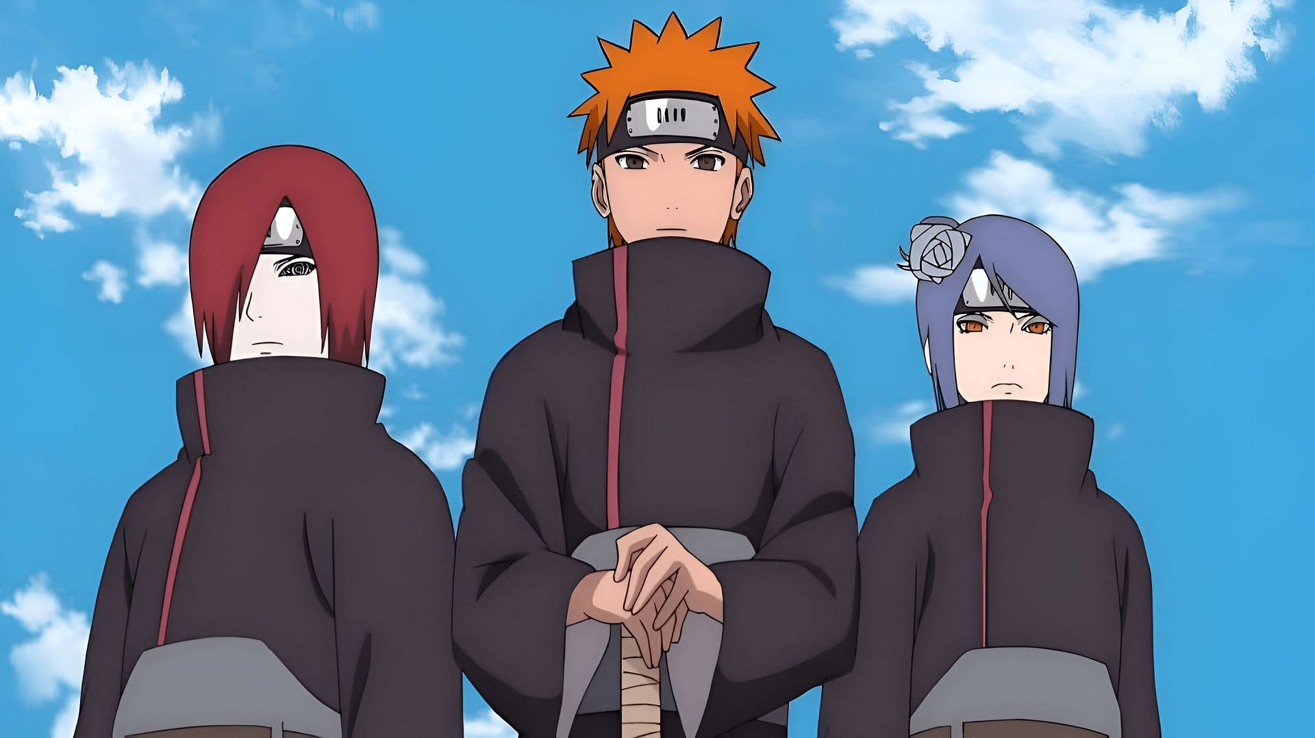 The Akatsuki led by Yahiko (Image via Studio Pierrot)