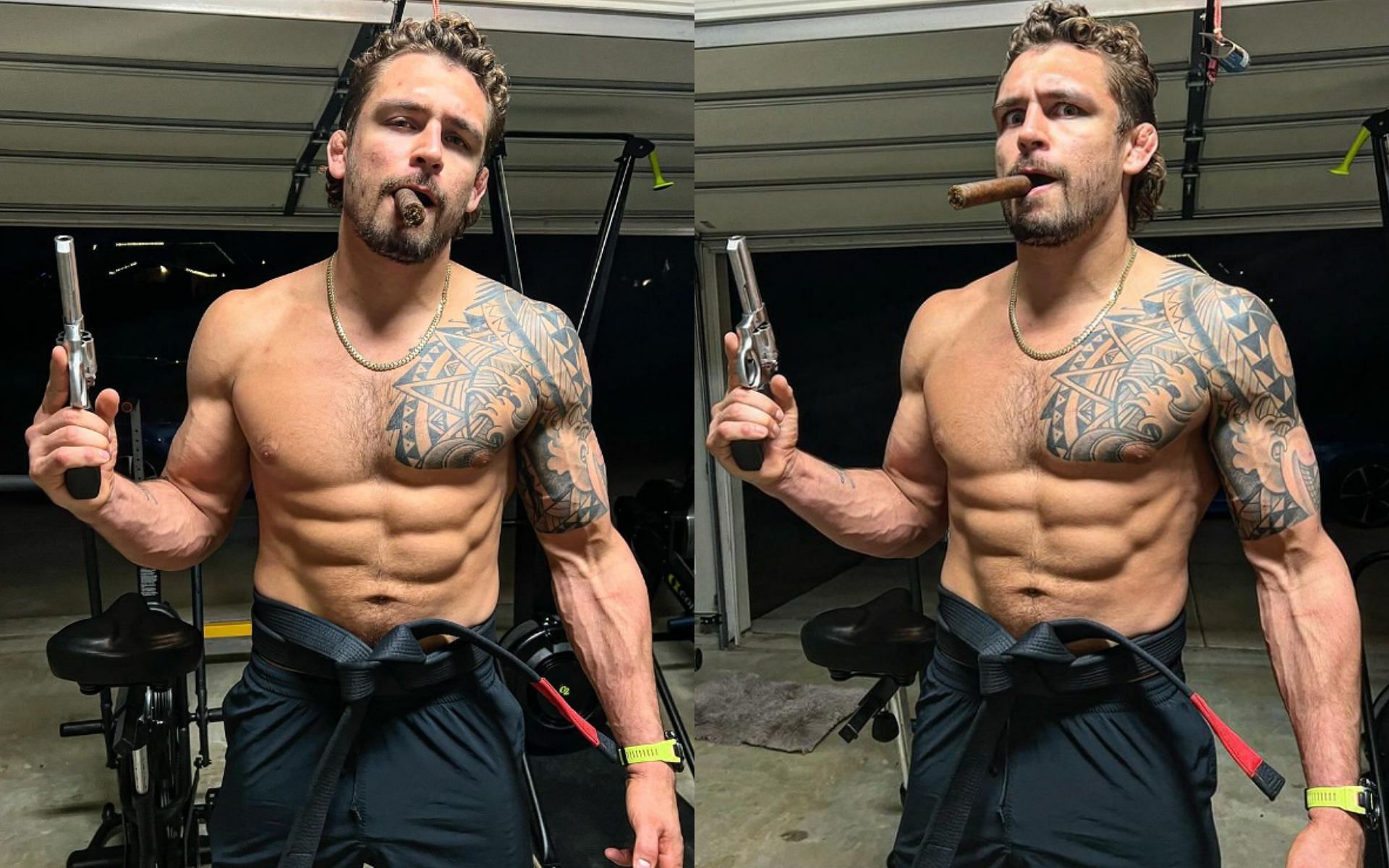 BJJ black belt Nicky Rodriguez (pictured) says former UFC champion was &quot;unexpectedly good&quot; at grappling after training together [Images Courtesy: @nickyrod247 on Instagram]