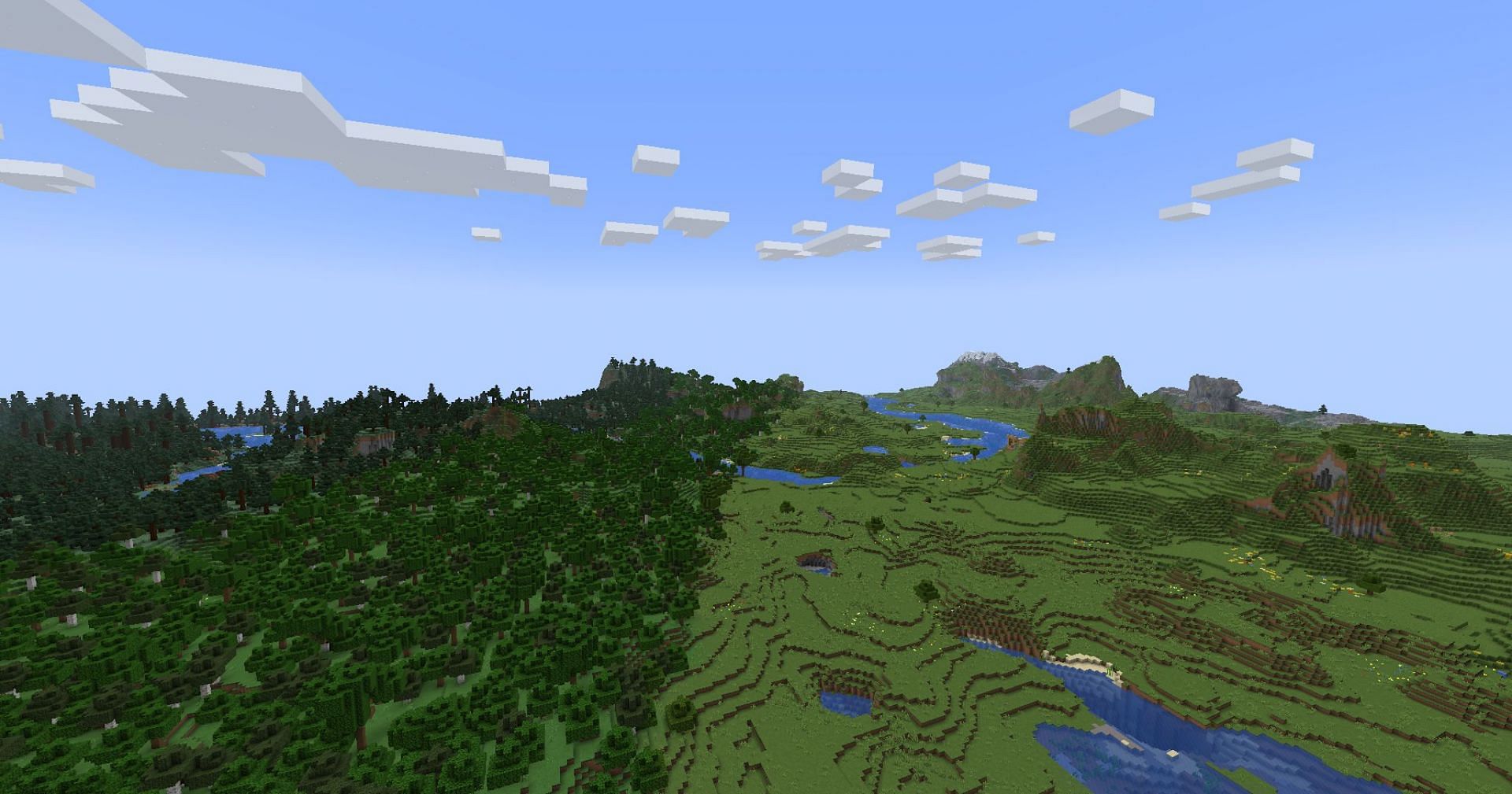 The Distant Horizons mod allows for truly incredible views (Image via Mojang)