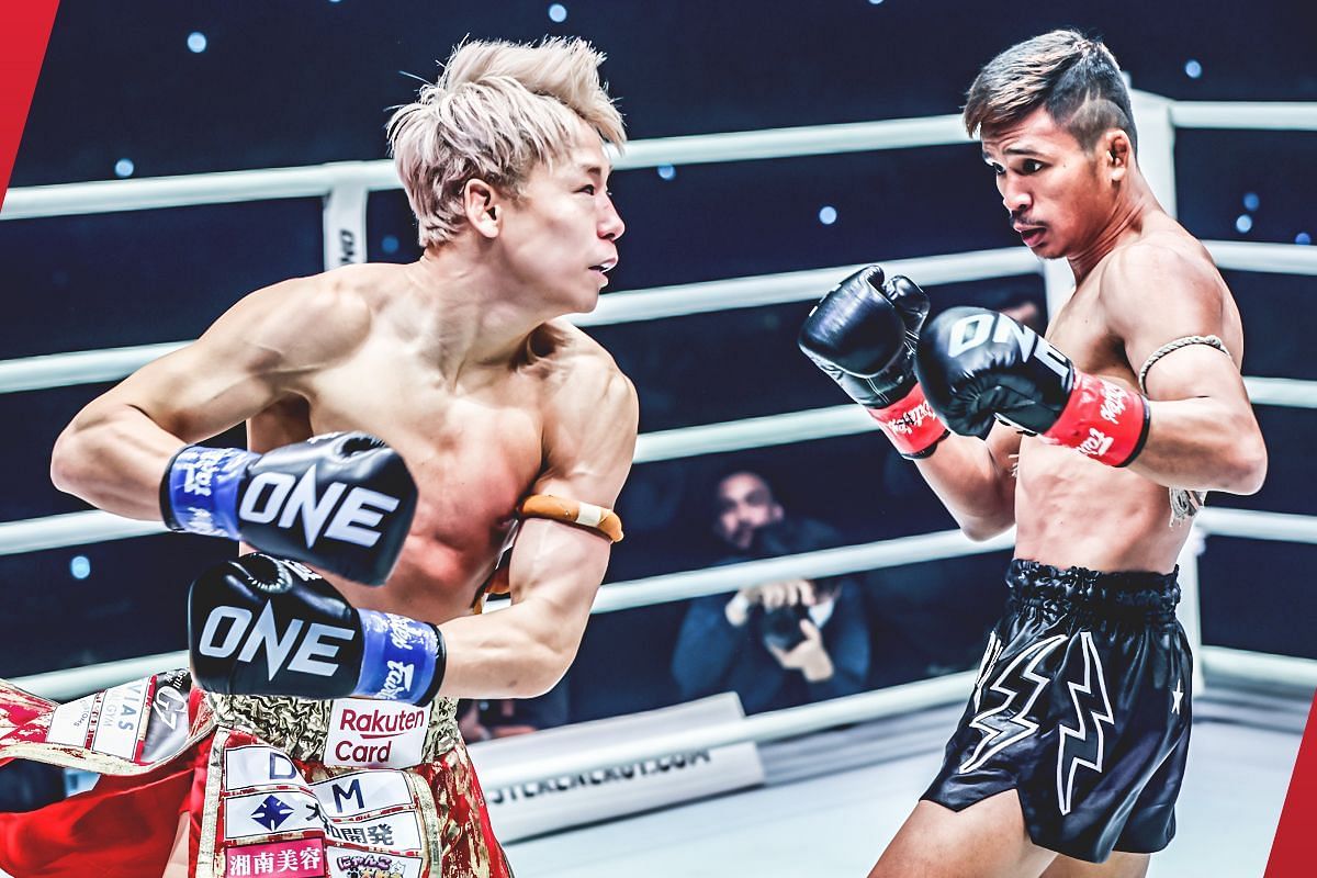 Takeru (left) and Superlek (right) [Photo via: ONE Championship]