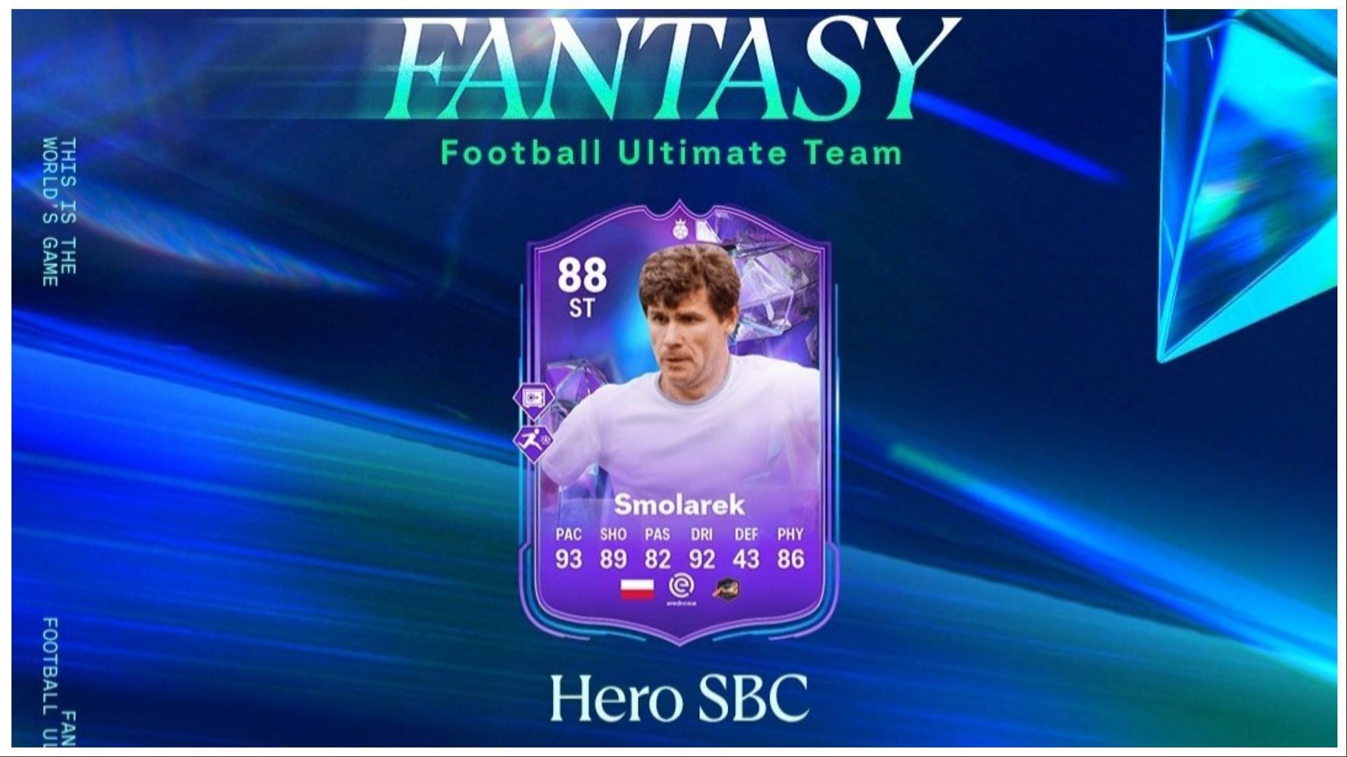 The EA FC 24 Wlodzimierz Smolarek FC Fantasy Hero SBC is live