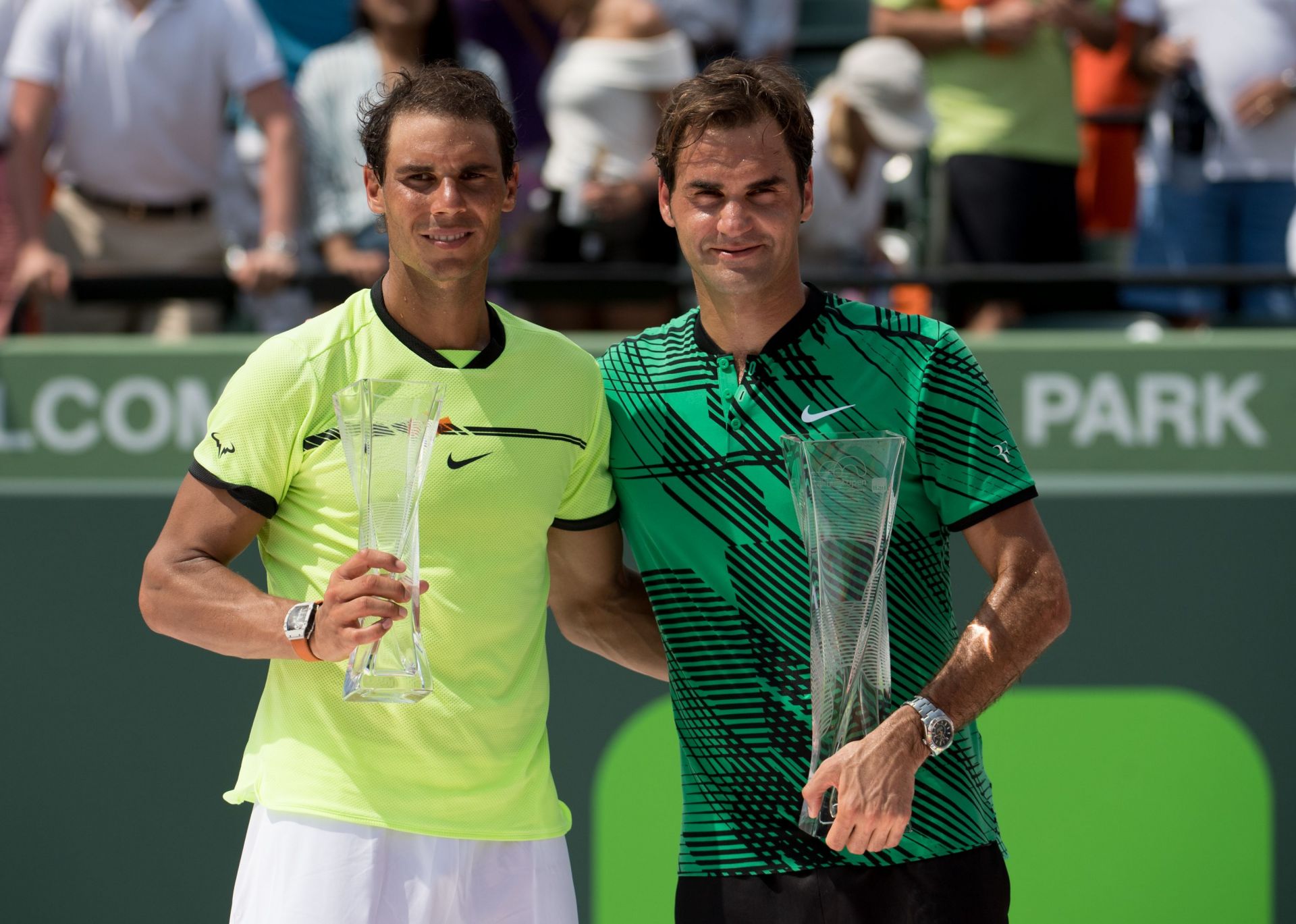 2017 Miami Open Trophy Ceremony