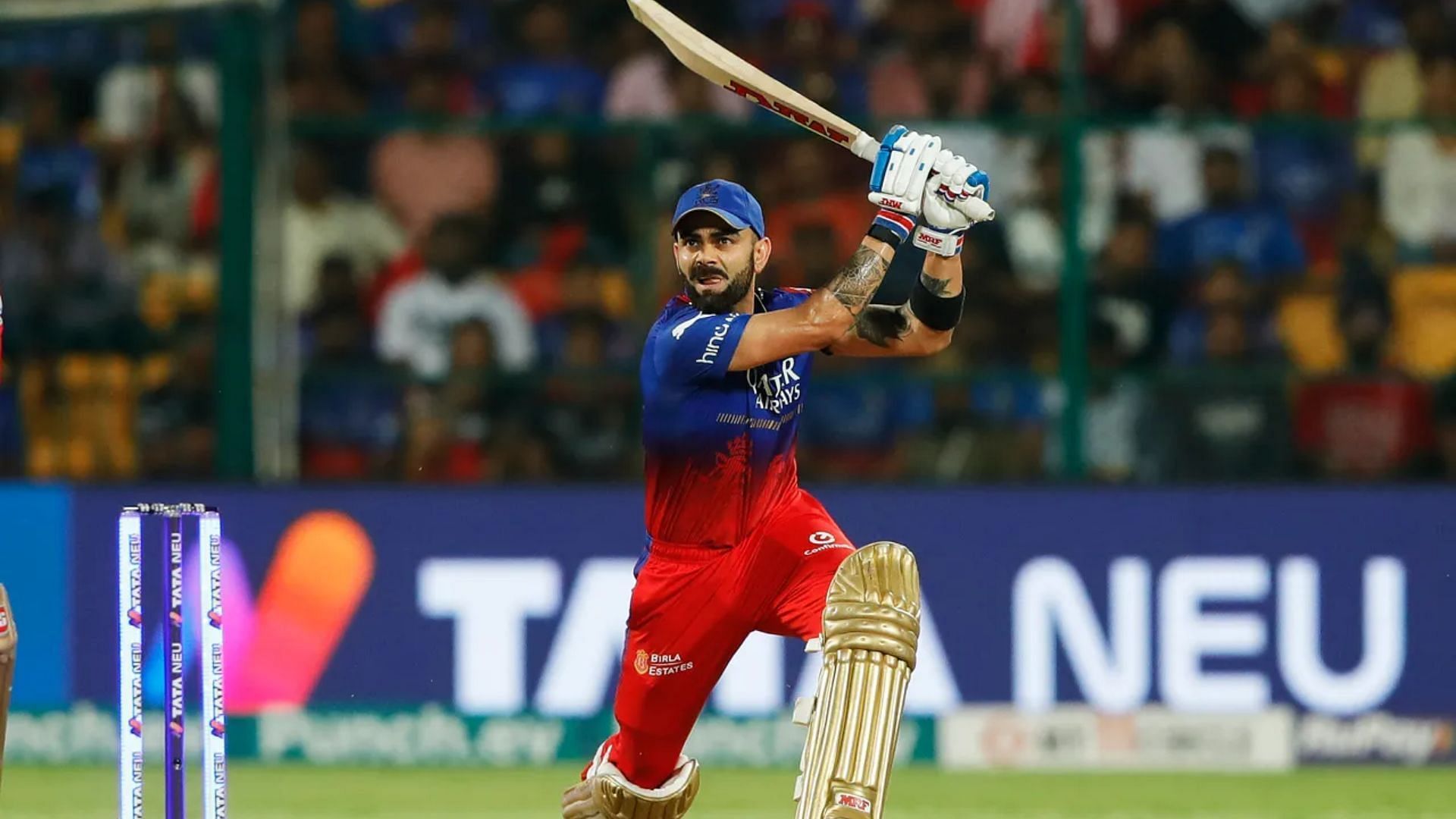 Virat Kohli in action during his match-winning knock against PBKS in IPL 2024