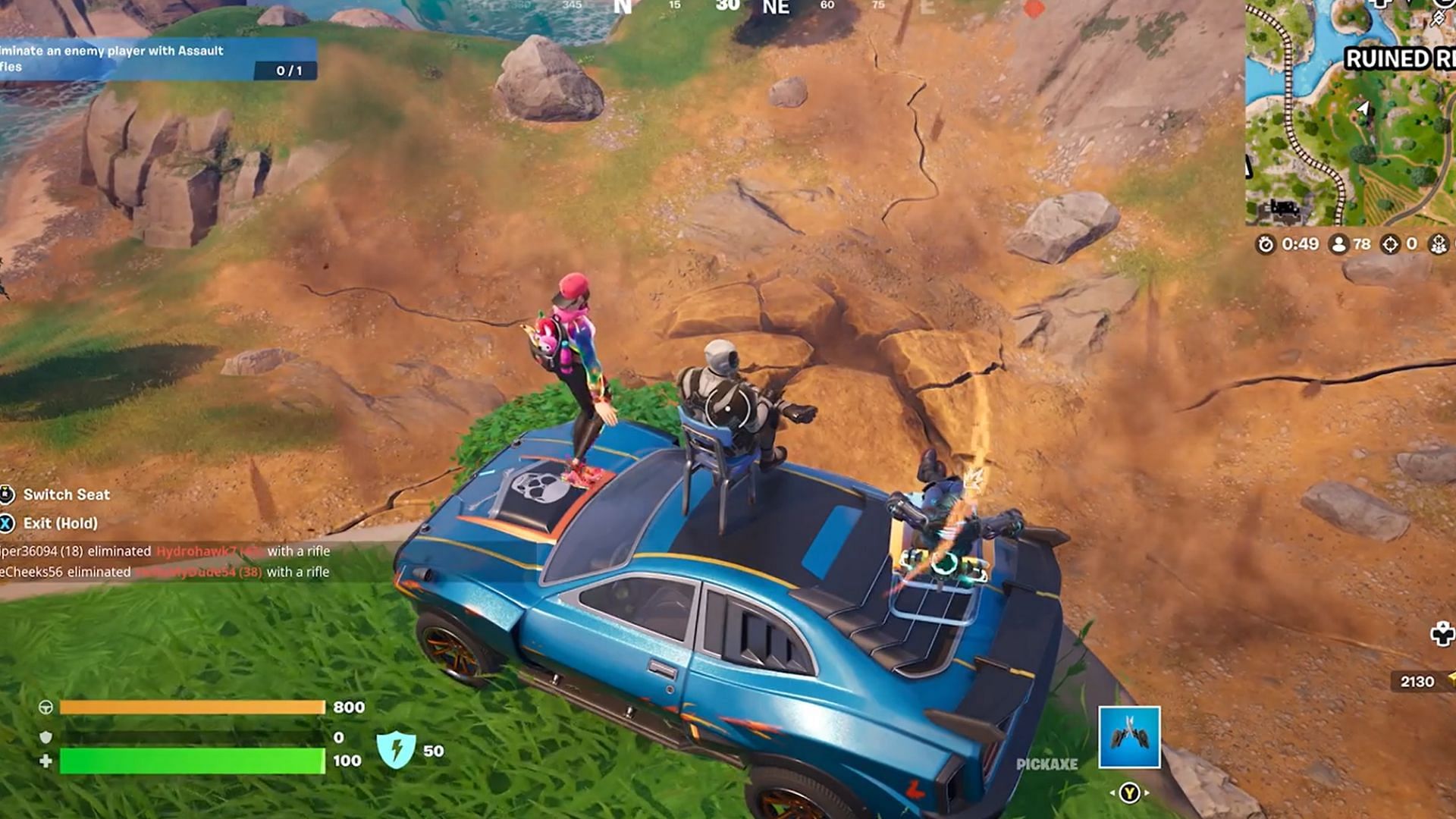 Fortnite mini-event brings the community together, opponents declare cease-fire to witness earthquakes