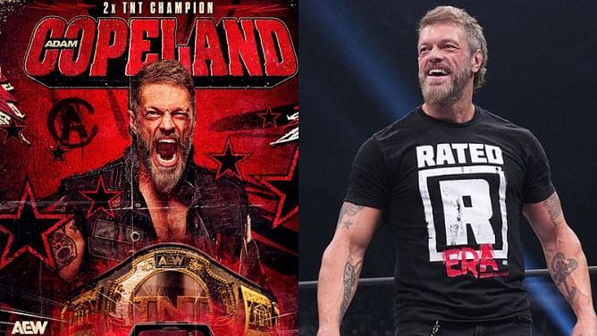 [WATCH] Adam Copeland (fka Edge) seen celebrating AEW title win with several stars backstage