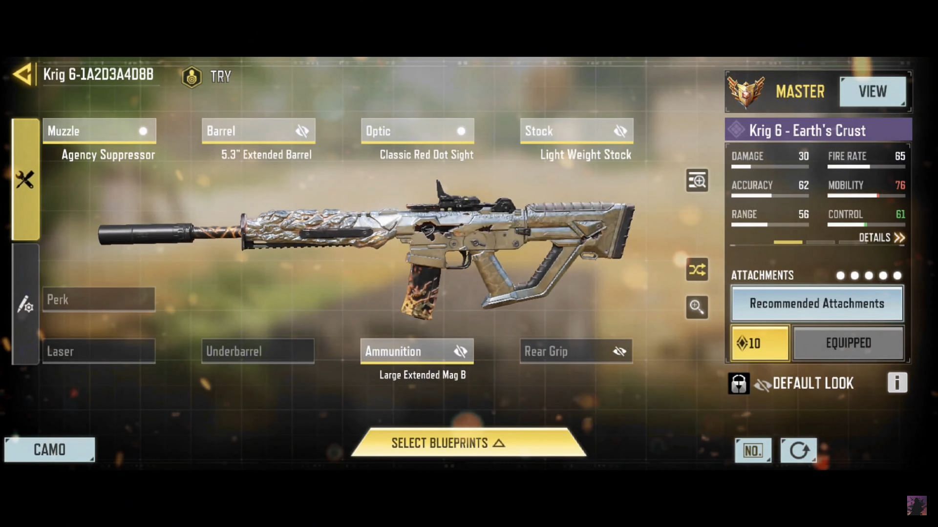 Krig 6 stats in COD Mobile (Image via Dregzmn YT)