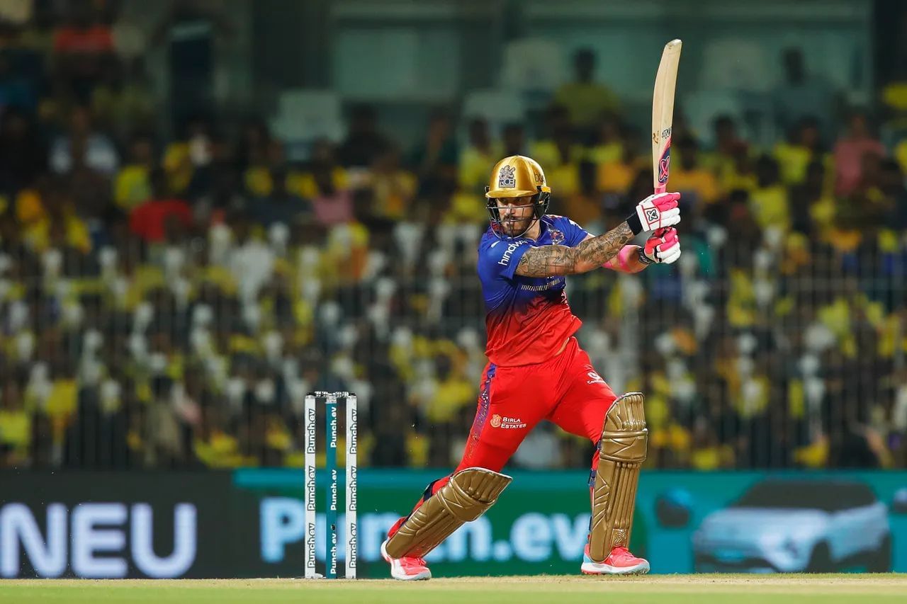 Faf du Plessis in action (Credits: IPL)