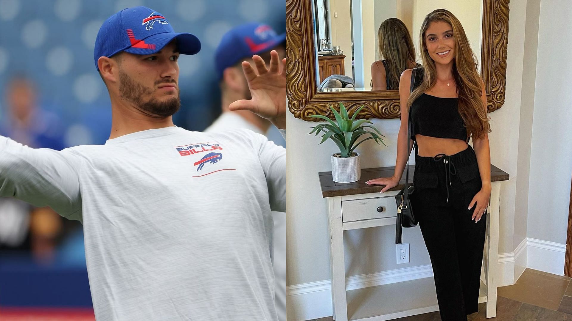 Mitchell Trubisky is back in Buffalo - to his wife Hillary